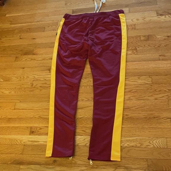 NWT Seven Souls 7S men’s tri-colored joggers, polyester, zippered pockets - Picture 11 of 11